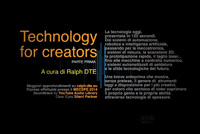 Technology for creators - Video sintesi sulle attuali tecnologie per la produttività